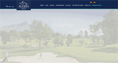 Desktop Screenshot of clubdegolfaloha.com